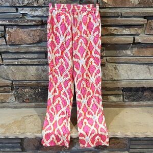ESQUALO Disco Spark Trouser Pants Pink Colorful Viscose